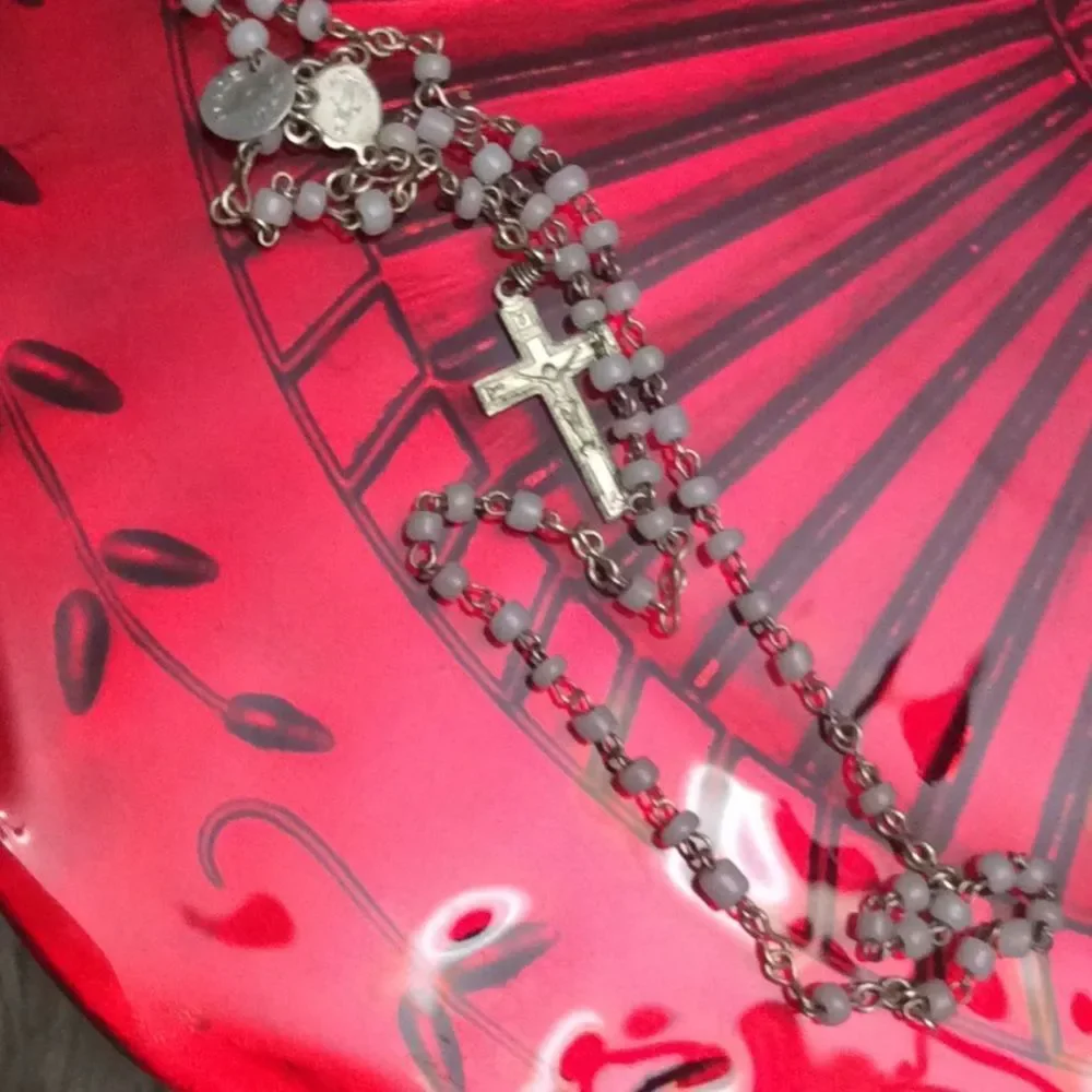 KIDS Beautiful💞rose quartz rosary 💞
